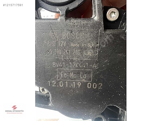 FORD KUGA ARKA SİLECEK MOTORU 0390201208 8V41-17K441-AC