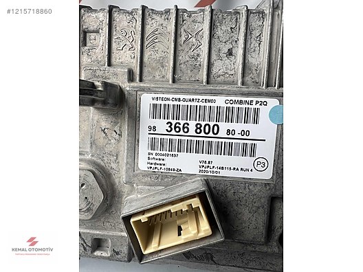 PEUGEOT 2008 208 HAYALET GÖSTERGE 9836680080-00