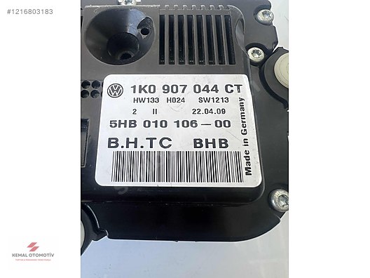VW GOLF 5 JETTA PASSAT TIGUAN KLİMATRONİK 1K0907044CT KONTROL