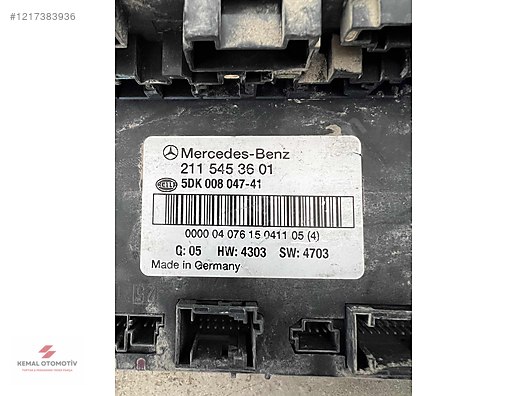 MERCEDES W211 SAM BEYNİ 2115453601 5DK008047-41