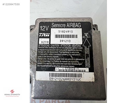 FIAT PALIO ALBEA AIRBAG BEYNİ 51824913 391210