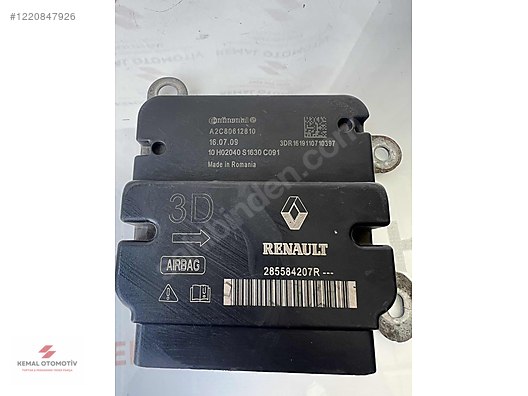 RENAULT FLUENCE MEGANE 3 AIRBAG BEYNİ 285580754R A2C80612810