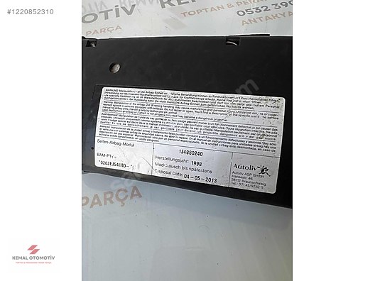 VW GOLF 4 BORA YOLCU HAVA YASTIĞI 1J4880240