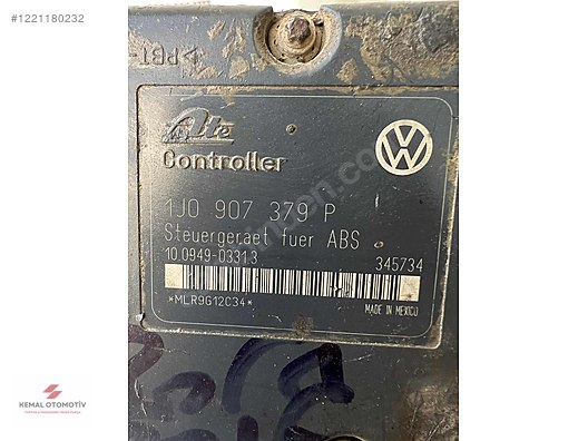 VW GOLF 4 BORA PASSAT A3 ABS BEYNİ 1J0614117D 1J0907379P