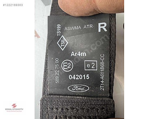 FORD CONNECT SAĞ ARKA EMNİYET KEMERİ 2T14-A611B68-CC 589227500