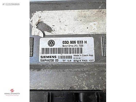 VOLKSWAGEN POLO 1.2 BENZİN MOTOR BEYNİ 03D906033H 5WP44238 03
