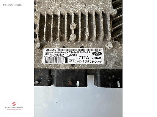 FORD FIESTA 1.4 TDCI MOTOR BEYNİ 7S61-12A650-EA 5WS40632A SID804