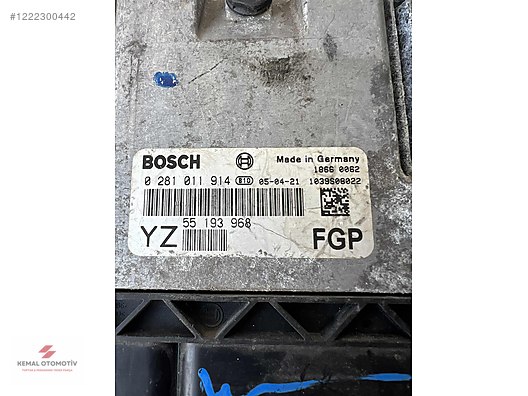 OPEL VECTRA C 1.9 CDTI MOTOR BEYNİ 0281011914 55193968