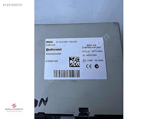 BMW F10 F25 F01 CAS BEYNİ 9282116 5WK50520GBR 2120661428