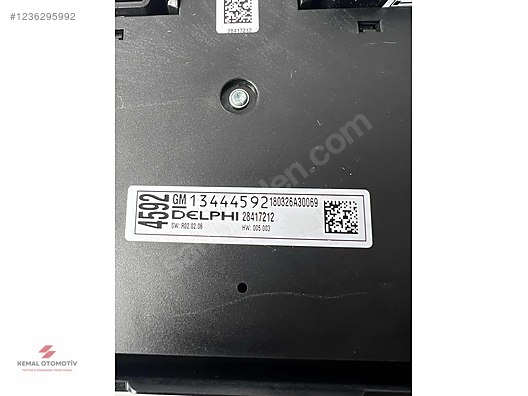 OPEL ASTRA J CD400 TEYP 13444592 28417212