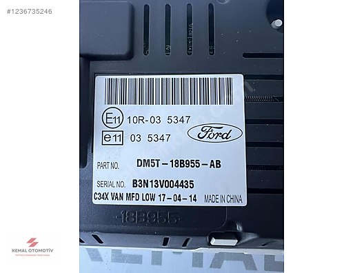 FORD FOCUS 3 RADYO TEYP GÖSTERGE PANELİ DM5T-18B955-AB