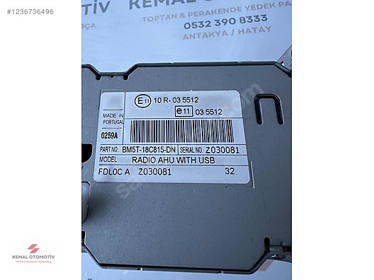 FORD FOCUS 3 RADYO TEYP BLUETOOTH BEYNİ BM5T-18C815-DN