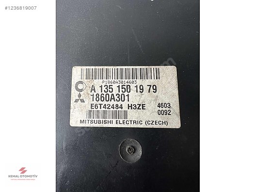 MITSUBISHI COLT SMART FORFOUR MOTOR BEYNİ A1351501979 1860A301