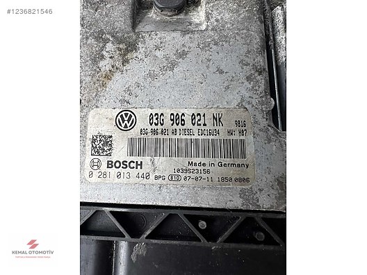PASSAT B6 CADDY GOLF 5 2.0TDI MOTOR BEYNİ 03G906021NK 03G906021