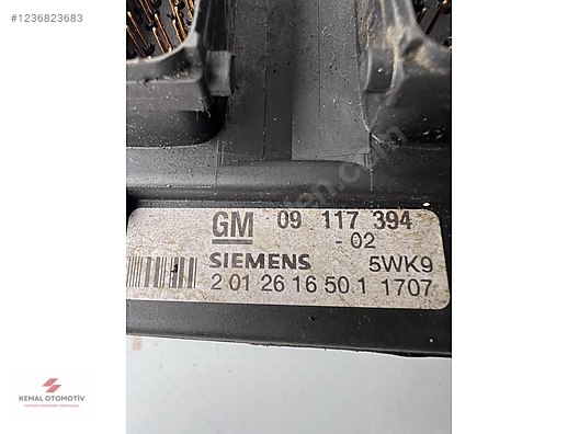 OPEL ASTRA VECTRA ZAFIRA MOTOR BEYNİ 09117394 5WK9 1707