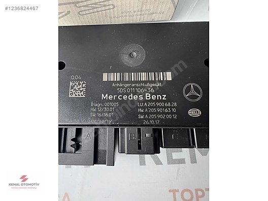 MERCEDES W205 W222 X253 RÖMORK ÇEKİCİ KONTROL BEYNİ A2059006828