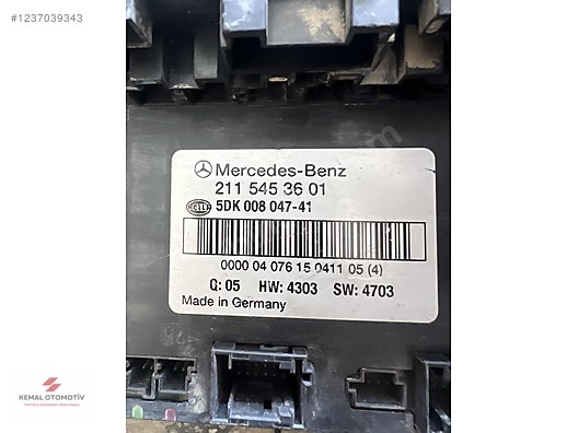 MERCEDES W211 ARKA SAM BEYNİ 2115453601 5DK008047-41 A2115453601