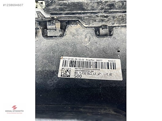BMW F30 F31 LCI ÖN TAMPON 6677870 SEDEFLİ BEYAZ