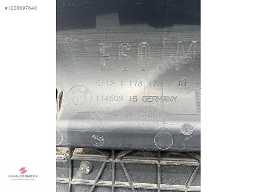 BMW E60 E61 LCI ARKA TAMPON 7178176 SAFİR SİYAH