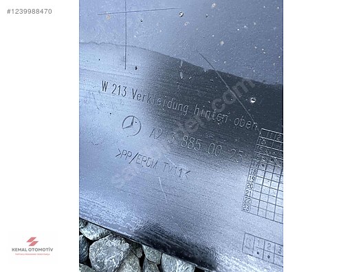 MERCEDES W213 ARKA TAMPON VE DİFÜZÖR A2138850025 A2138852125