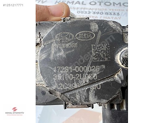 HYUNDAI TUCSON 18-24 GAZ KELEBEĞİ EGR 35100-2U000 17291-000024