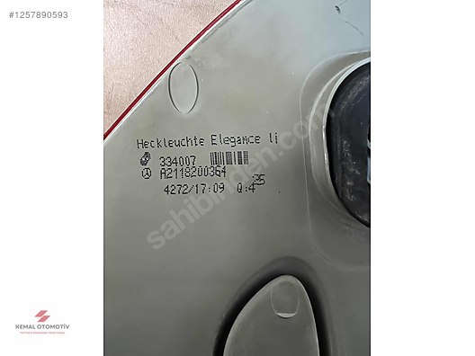 MERCEDES W211 SAĞ STOP ( HASARLI) A2118200364