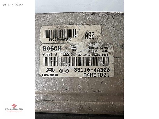 HYUNDAI H100 KIA SORENTO MOTOR BEYNİ 39110-4A300 0281011582 A60