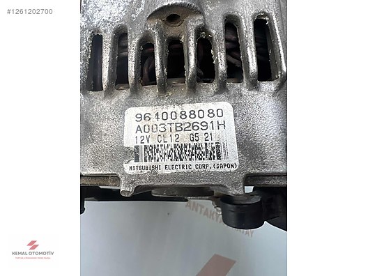 PEUGEOT CITROEN FORD 150A ŞARJ DİNAMOSU 9640088080