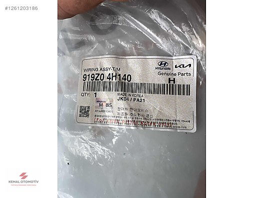 HYUNDAI STAREX STARIA H1 MOTOR TESİSATI 919Z0-4H140