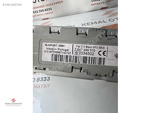 FIAT 500 TEYP 7647389316 BLAUPUNKT