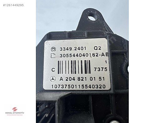 MERCEDES W204 W207 W212 MENÜ KONTROL DÜĞMESİ A2048210151