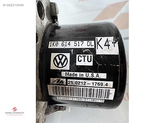GOLF 5 JETTA PASSAT CADDY ABS BEYNİ 1K0614517DL 1K0907379BJ K4+