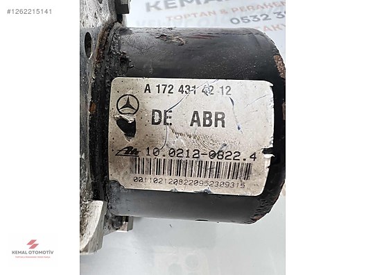 MERCEDES W204 W212 W172 ABS BEYNİ A1724314212 A1729014000