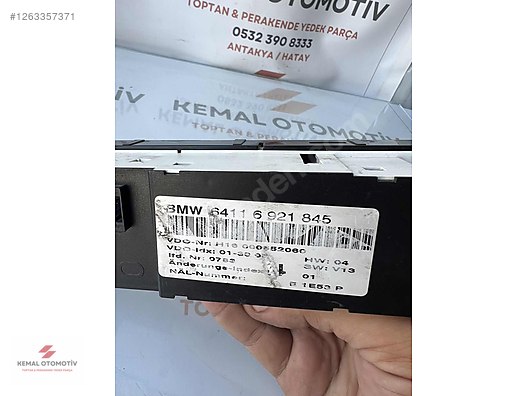 BMW E46 MANUEL KLİMA KONTROL PANELİ KLİMATRONİK 6921845
