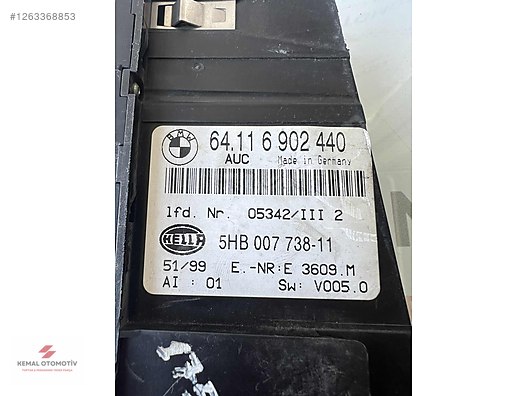 BMW E46 DİJİTAL KLİMA KONTROL PANELİ KLİMATRONİK 6902440