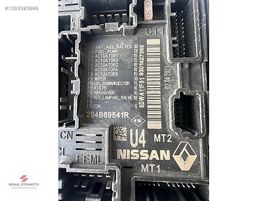 RENAULT CLIO 5 MEGANE 4 UPC BEYNİ SİGORTA KUTUSU 284B69541R