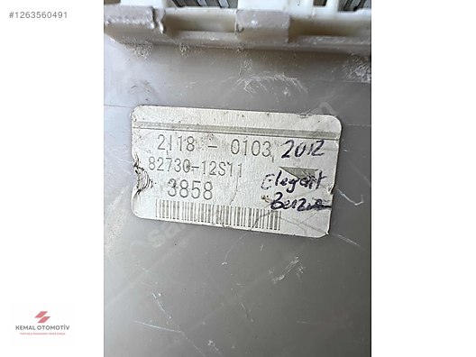 TOYOTA COROLLA SİGORTA KUTUSU 82730-12S11 5331-2G12