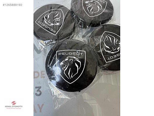PEUGEOT YENİ LOGO SİYAH JANT GÖBEĞİ