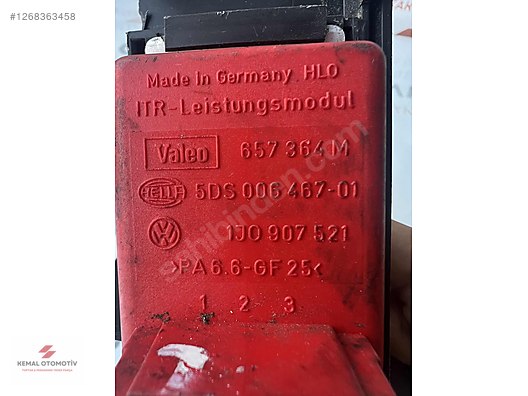 VW AUDI KALORİFER REZİSTANSI 5DS006467 1J0907521