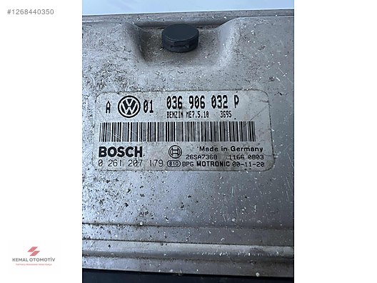 VW GOLF 4 BORA PASSAT BENZİN MOTOR BEYNİ 036906032P 0261207179